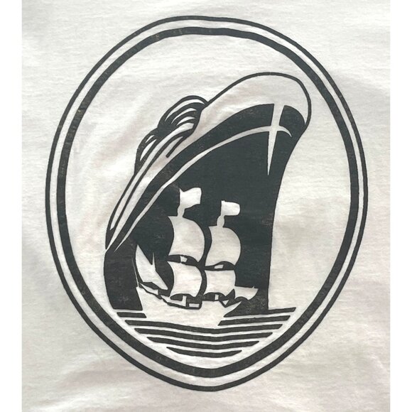 XL Cotton T Shirt Holland America Cruise Line Nautical Ocean Logo Sailing Ship - Picture 2 of 11